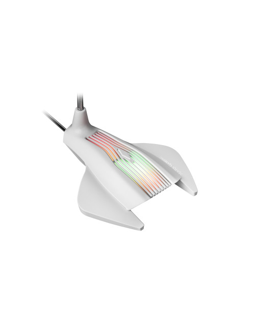 Microfono mars gaming rgb blanco