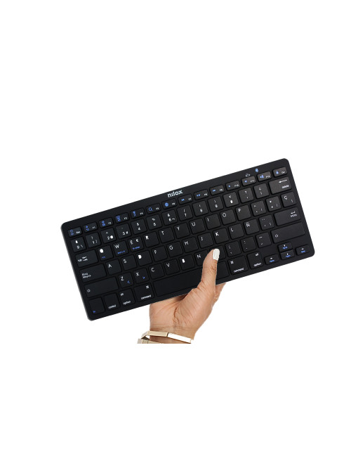 Teclado nilox nxkb01b bluetooh negro