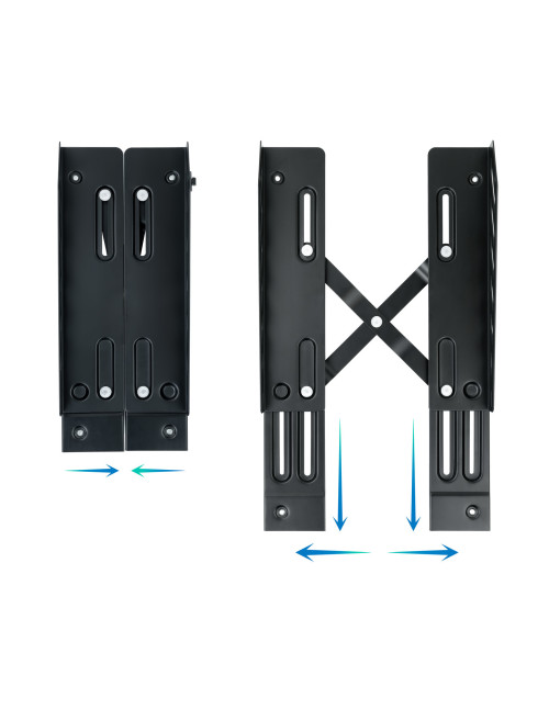 Soporte suelo con ruedas tooq cpu