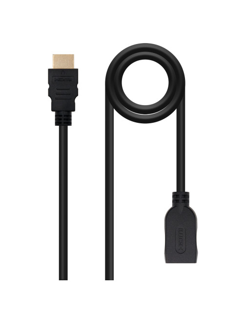 Cable hdmi 2.0 nanocable 3m macho - hembra