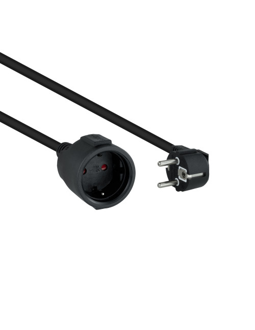 Cable alimentacion schuko nanocable 5m macho - hembra