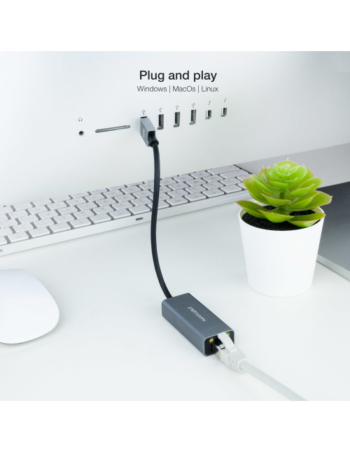 Cable usb 3.0 a rj45 nanocable