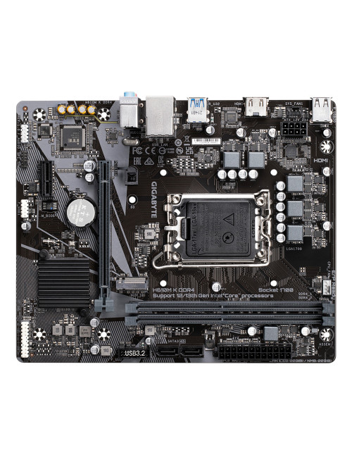 Placa base gigabyte h610m k 1700