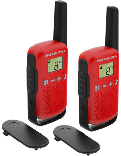 Walkie talkie motorola tlkr - t42 red packs