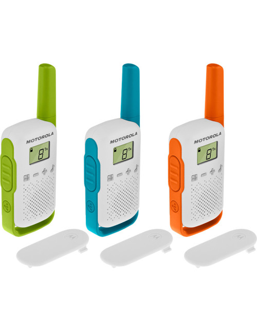 Walkie talkie motorola tlkr - t42 packs 3