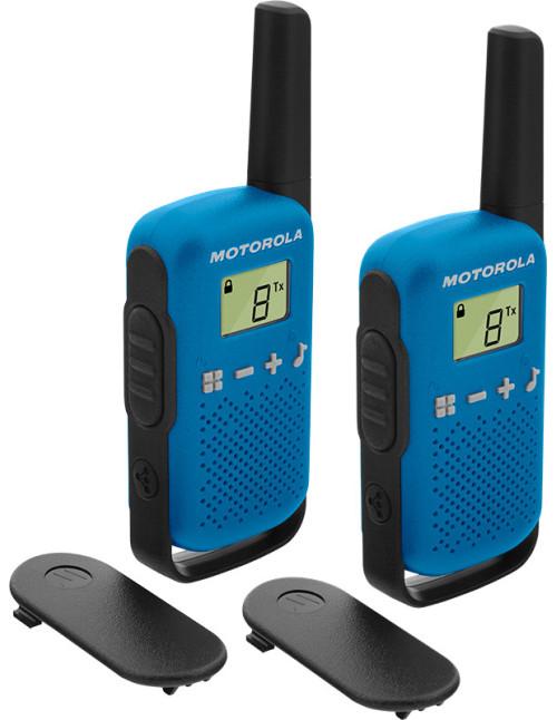 Walkie talkie motorola tlkr - t42 blue packs