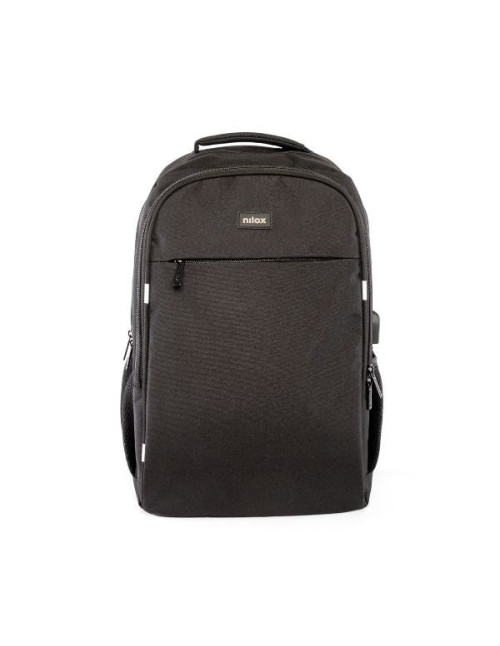 Mochila nilox style 15.6 pulgadas negro