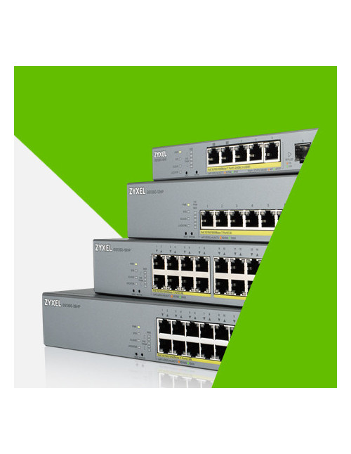 Switch 16 puertos zyxel gs1350 - 18hp - eu0101f 100