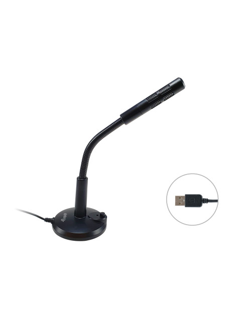 Microfono sobremesa equip onmidireccional usb brazo