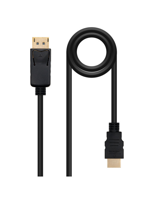 Cable conversor displayport a hdmi nanocable