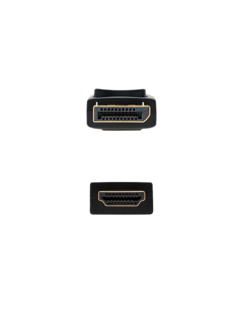 Cable conversor displayport a hdmi nanocable