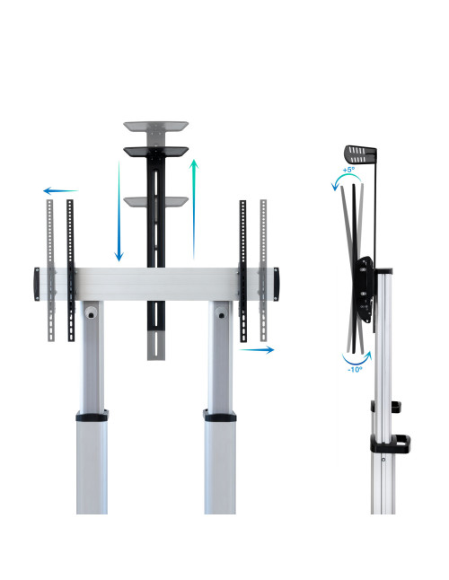 Soporte suelo tv tooq fs20300m - b 60 pulgadas - 100 pulgadas