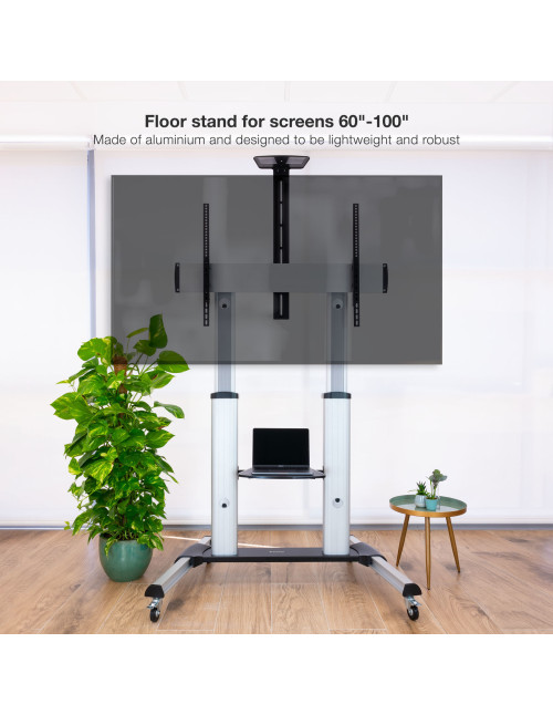 Soporte suelo tv tooq fs20300m - b 60 pulgadas - 100 pulgadas
