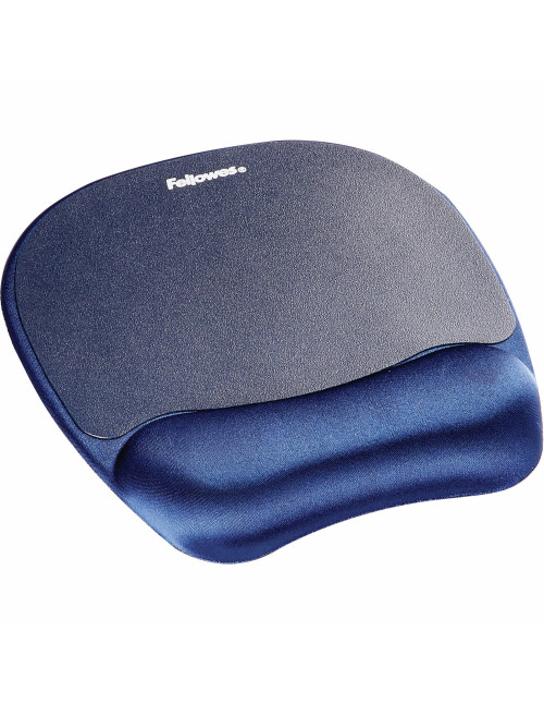 Alfombrilla con reposamuñecas fellowes memory foam