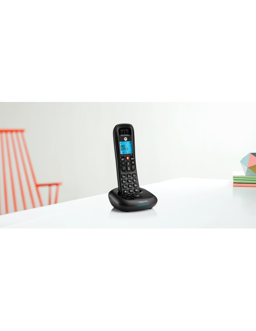 Telefono motorola cd4001 wireless inalambrico negro