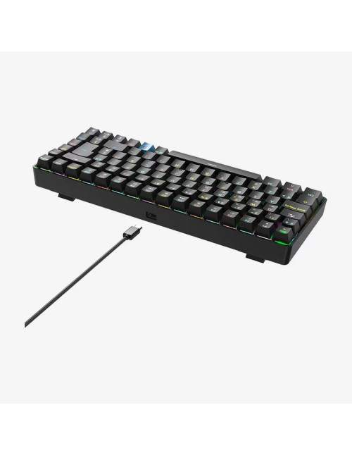 Teclado gaming hiditec gm1k switches red