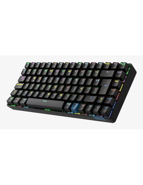 Teclado gaming hiditec gm1k switches brown