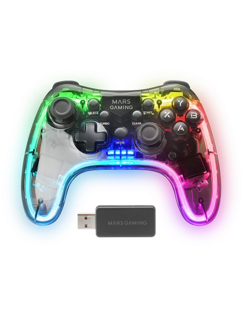 Gamepad mars gaming mgp24 rgb inalambrico