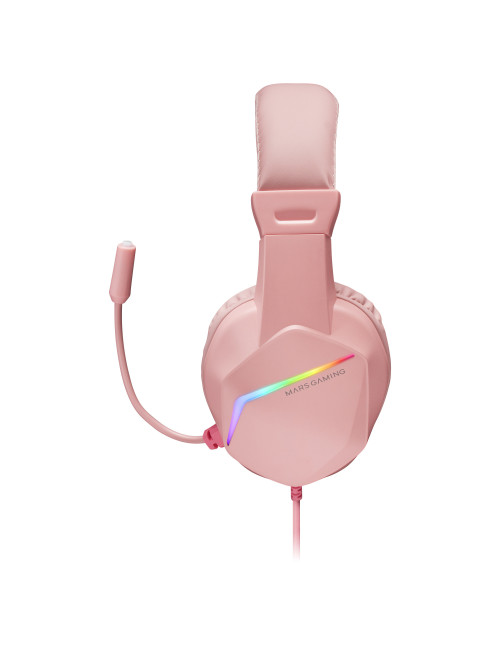 Auriculares mars gaming mh122 rosa