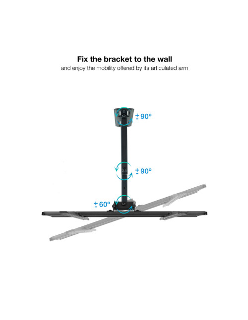 Soporte pared tooq pantallas 32 pulgadas -  55 pulgadas