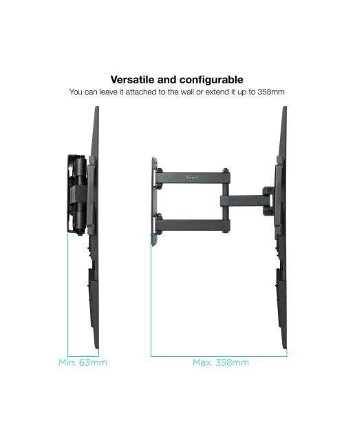 Soporte pared tooq pantallas 32 pulgadas -  55 pulgadas