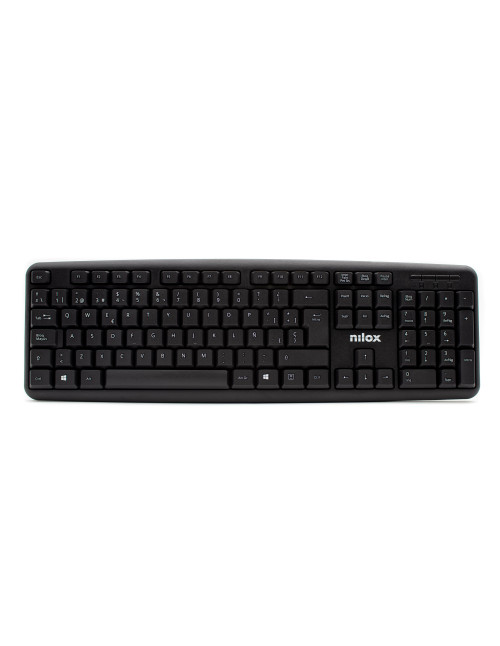Teclado nilox usb negro