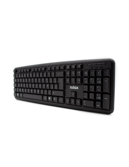 Teclado nilox usb negro