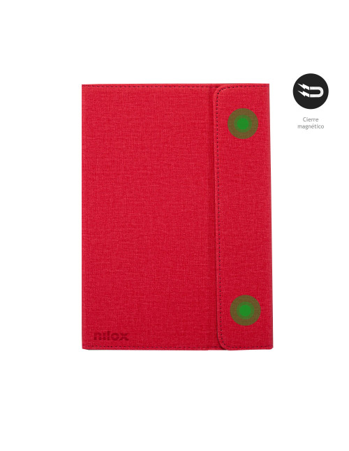 Funda tablet universal nilox 10.5 pulgadas roja