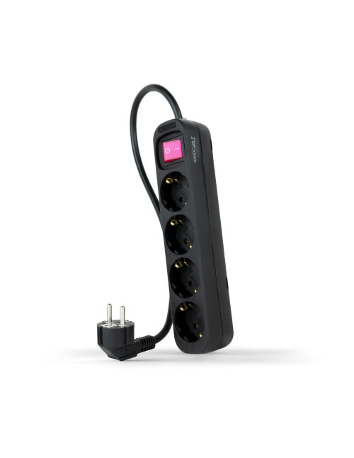 Regleta 4 tomas 1.4m con interruptor