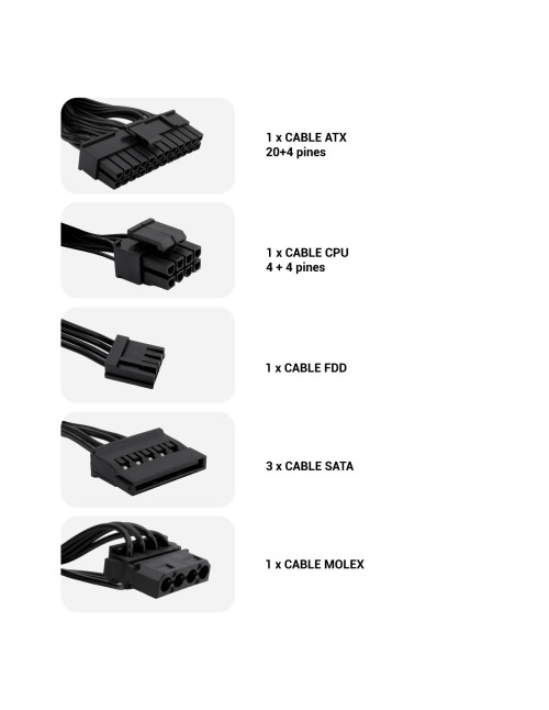 Fuente alimentacion coolbox sfx 300w 80+