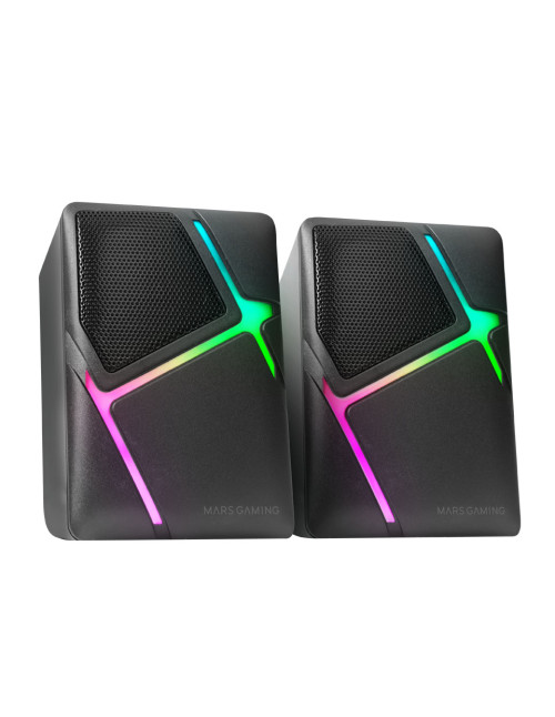 Altavoces mars gaming ms - h rgb negro