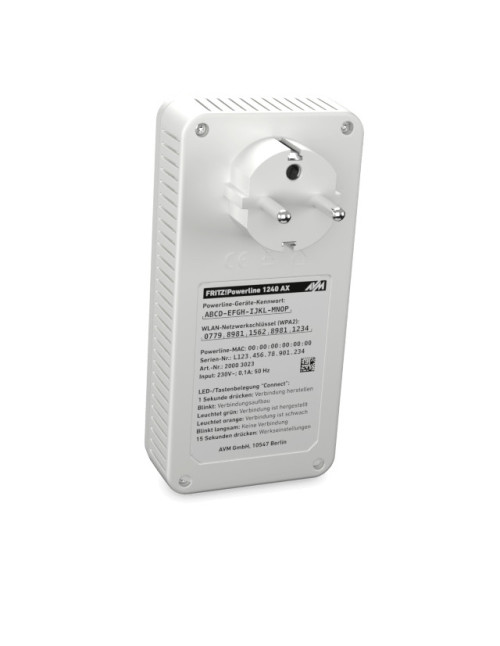 Kit plc adapter fritz! powerline 1240