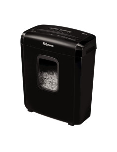 Destructora papel fellowes 6m negra minicorte