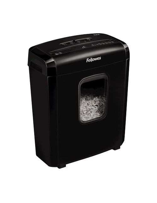 Destructora papel fellowes 6m negra minicorte
