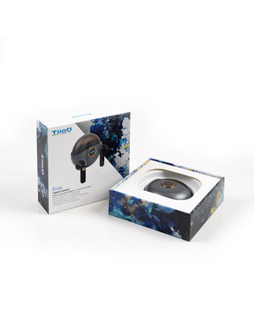 Auriculares tooq tqbwh - 0060g inalambrico gris
