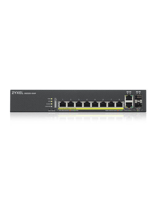Switch 12 puertos zyxel gs2220 - 10hp - eu0101f