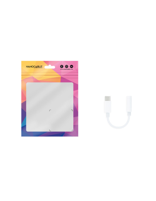 Adaptador audio nanocable usb - c - m a jack - h