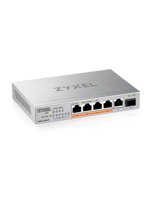 Switch 6 puertos zyxel xmg - 105hp - eu0101f