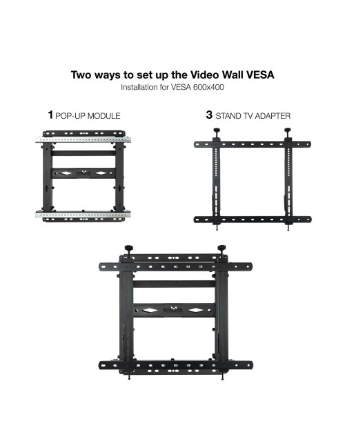 Soporte video wall tooq tqvw4571t vesa