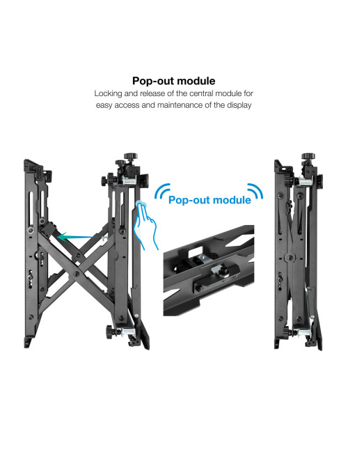Soporte video wall tooq tqvw4571t vesa