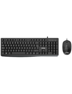 Teclado + raton nilox nxkme0012 negro