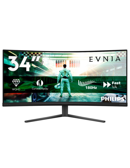 Monitor curvo gaming philips evnia 34m2c3500l