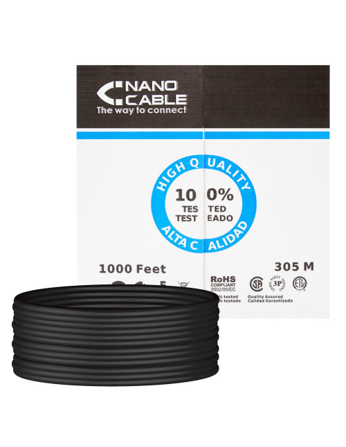 Bobina cable red utp cat5e rj45