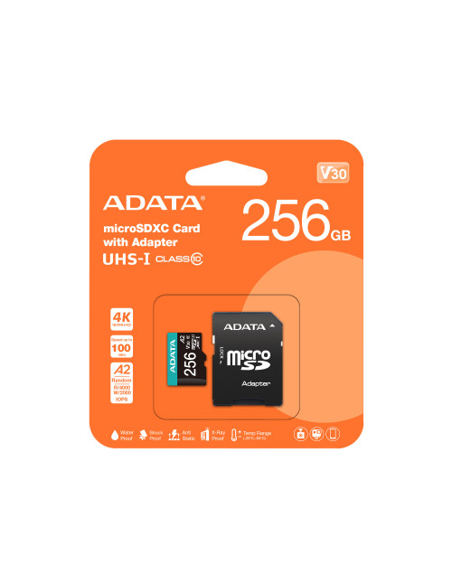 Tarjeta memoria micro sd adata 256gb