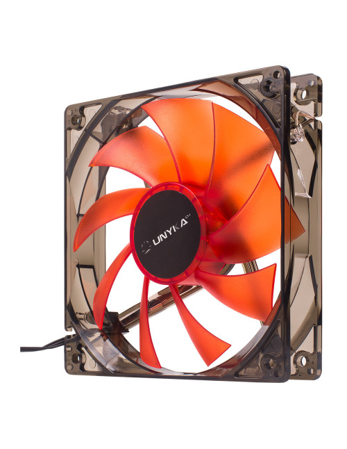 Ventilador cpu unykach 51792 led roja