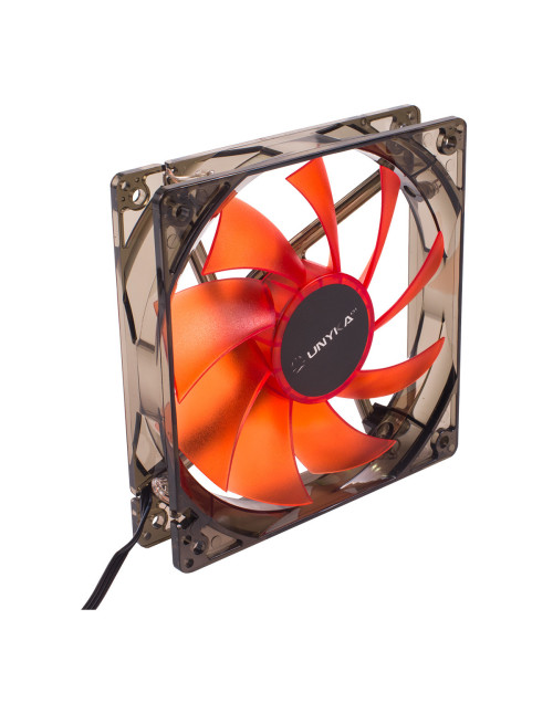 Ventilador cpu unykach 51792 led roja