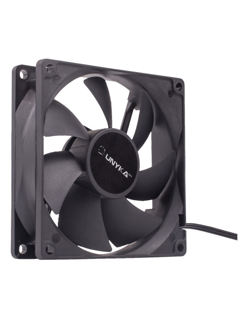Ventilador caja unyka 90mm color negro