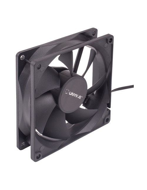 Ventilador caja unyka 90mm color negro