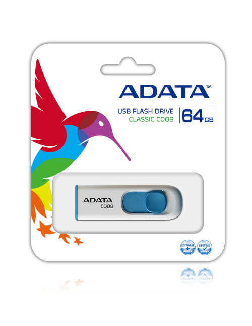 Memoria usb 2.0 adata c008 64gb