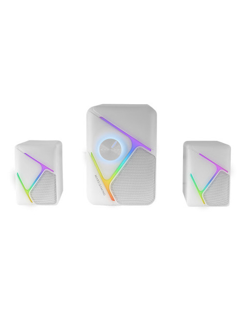 Altavoces mars gaming 2.1 ms - h21 blanco